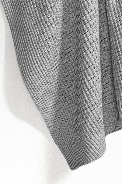 Kanz Knitwear Baby Blanket 90X110 cm - Gray