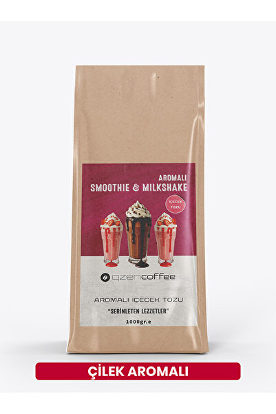 Çilek Milkshake & Smothie Tozu 1000 GR