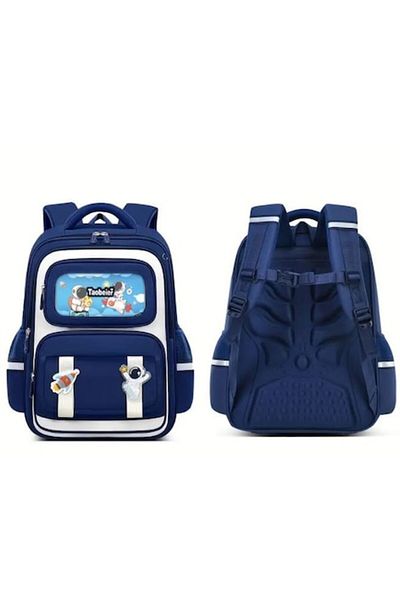 xpress sales Rucsac școlar cu astronaut, ergonomic, impermeabil, cu suport și aliniere a coloanei vertebrale