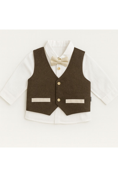 tinytrends Erkek Çocuk Colored Yelekli Takım Elbise