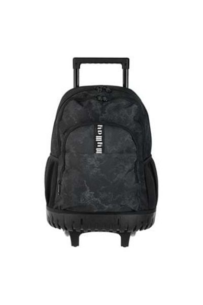 OEM School Trolley Backpack Black Army - My Way