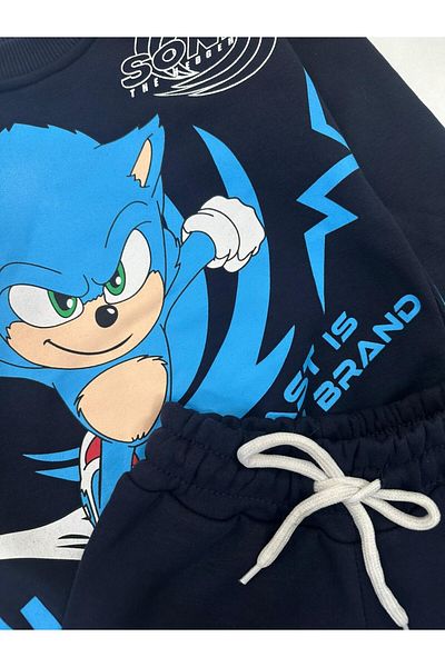 chibuumbabykids Boy's Sonic Printed Tracksuit Set