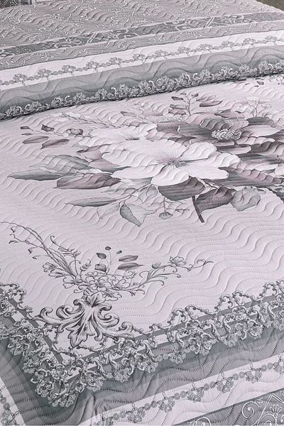 Evimcim Bedspread Set 250X260 cm Double 3 Piece Set with 2 Pillowcases