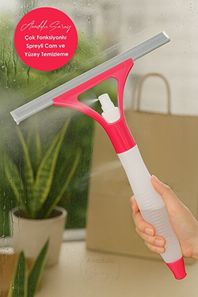 Anadolu Saray Çok Fonksiyonlu Spreyli Cam ve Yüzey Temizleme Çekbas Pencere v...