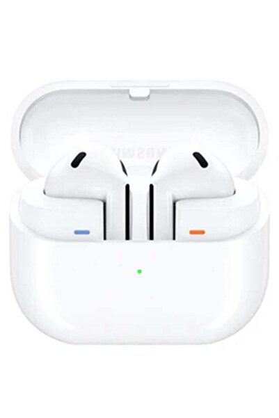 Samsung سماعات Galaxy Buds3 بيضاء - مترجم Galaxy AI، صوت 24 بت، عمر بطارية يص...