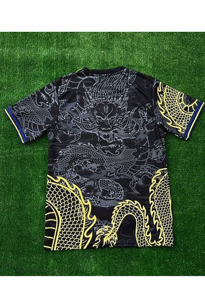 After Party R.E.A.L M.A.D.Ri.D 2023-24 Dragon Patterned Special Concept Jersey (Black) Vs Sports Singlet Ag