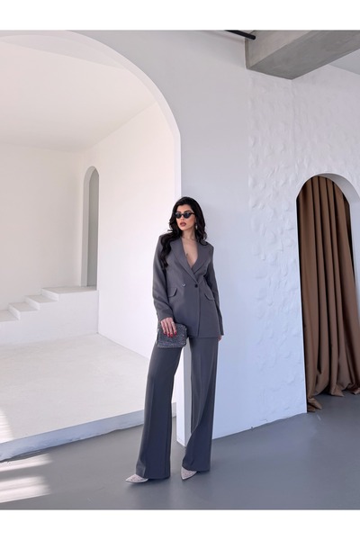 Moda İkra Women jacket pants suit