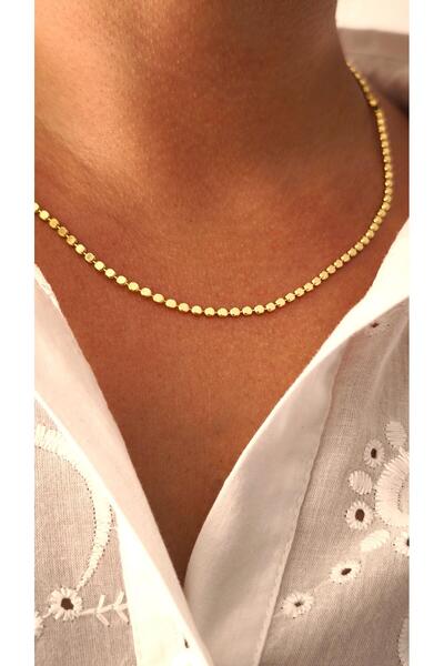 VOBEEYKU Special Series Classic Crushed Chain Necklace