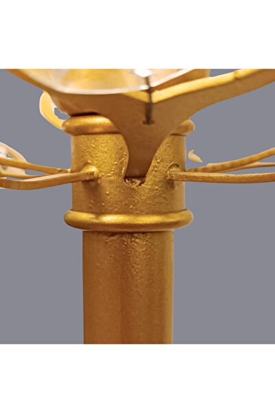 Bahar Aydınlatma Telse Koleksiyonu 3'lü Aydınlatma Seti (1 Lambader, 2 Abajur)