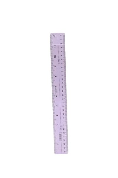 Roco Flexible Pink Ruler 12" (30 cm) – Durable Plastic for School & Office Use