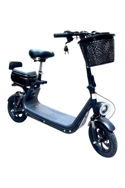 niyazi toys Large electric scooter with extra seat and storage box