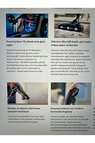 Philips Ultra Led Başlık Ve Powercyclone 10 Premium Toz Torbasız Süpürge - En...