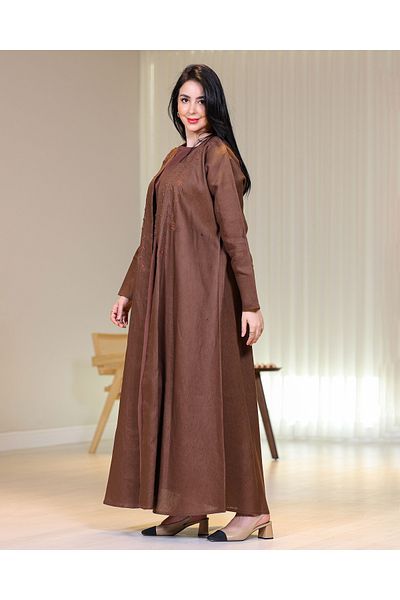 elegant veil Japanese linen abaya