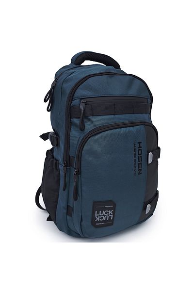 B4U School backpack with 2 compartments, green, high school 2516
