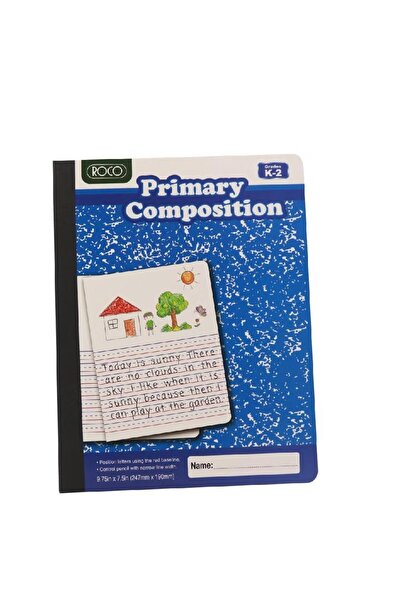 Roco دفتر الكتابة الإبداعية المبكرة - لوح مُسطّر للمتعلمين الصغار