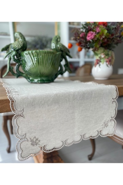 Tunesi Home Bianca Serisi Bej Runner 50*150cm