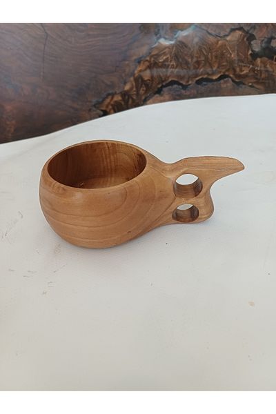oliveforestwood Kuksa, Wooden Cup (Walnut Wood)