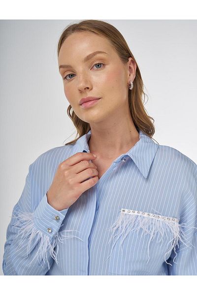 Kayra Otrişli Modal Tunic Ka-B25-21232 - Dust Smoke