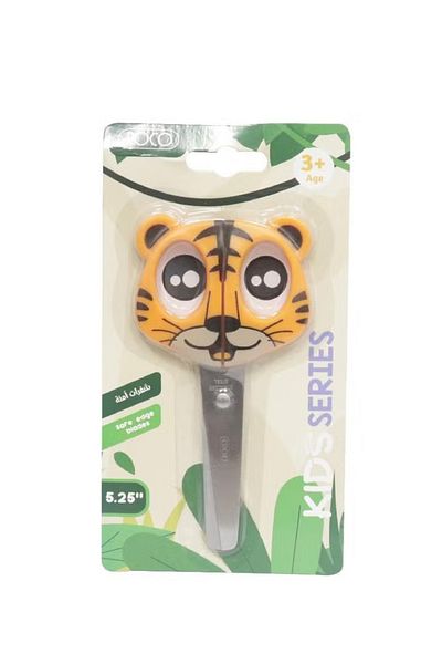 Roco Kids Scissors 5.00in (12.70 cm) – Blunt Tip for Safe Use with Either Hand