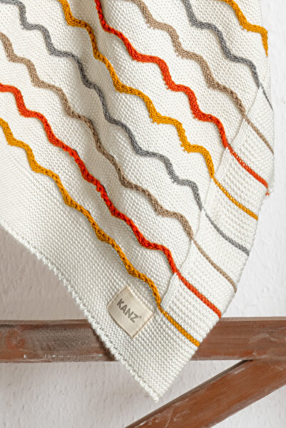 Kanz Knitwear Baby Blanket 90X110 cm - Rainbow