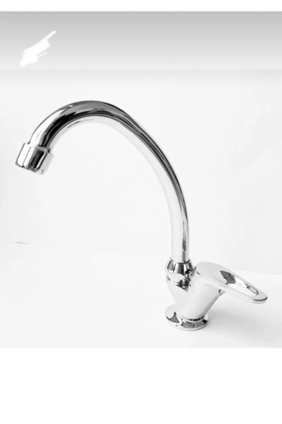 ATLT TEKLİ MIX MERMERDEN TEKLİ SU GİRİŞİ KUĞU ŞEKLİNDE EVYE LAVABO BATARYA
