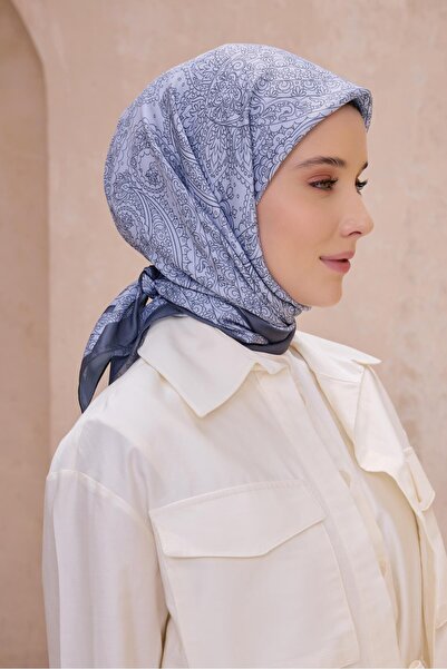 Belli وشاح فريش تويست 18 نمط مختلط أزرق فاتح 49737