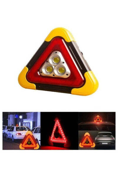 VTM Multifunctional LED Flashlight HB-7709, Triangular, Solar, USB