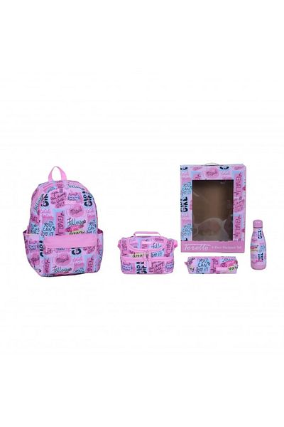 rexa 4-Piece School Backpack Set with Unique Design – 16 Inch – Stylish & Practical