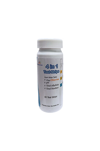 Powerpool POWERTEST STRIPES 4in1 PH,KLOR,SERTLİK,ALKALİTE