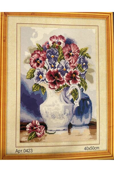 iğne izi Goblen Etamin Işleme Seti 40x50 Cm 423