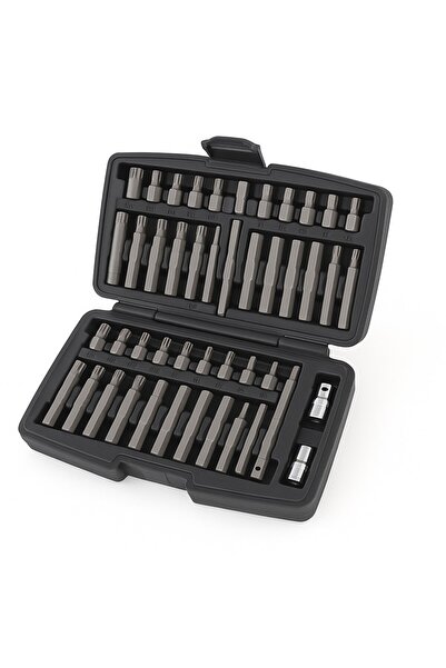 Metal Needs Trusa Biti Spline, Torx, HEX, 41 piese, suport de biti 1/2" si 3/...