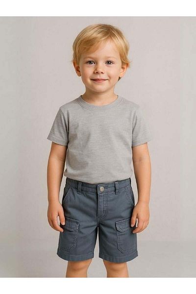 Zekids Baby boy cotton cloth pocket shorts