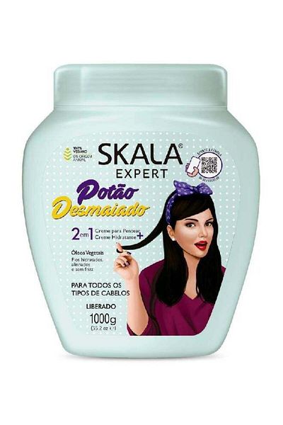 SKALA 2-in-1 Styling Cream with Moisturizing Botanical Oils Extract, 1000g