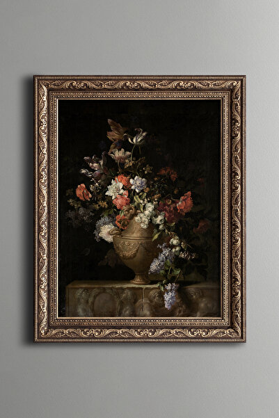 epiqart Flori în vază - Cadru cu model vintage