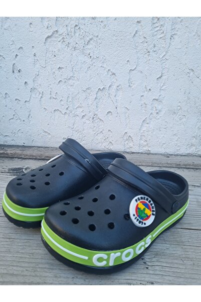 Huzurlu Adımlar Fan Slippers Navy Blue Green