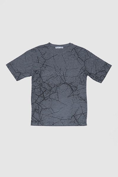 Fulla Moda Lightning Printed Crew Neck Boys T-Shirt