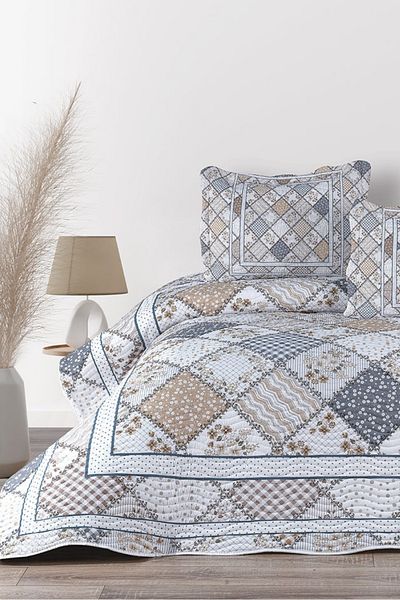 BELENAY HOME Luz 3 Piece Double Bedspread Set – Pique Set