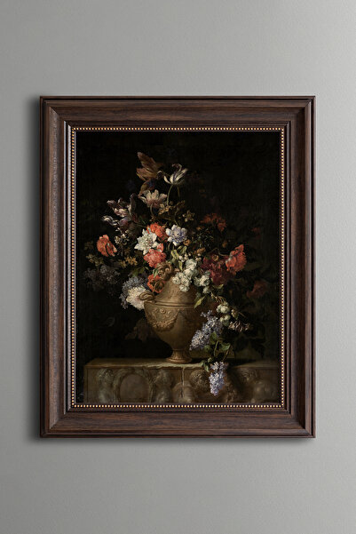 epiqart Flori în vază - Cadru cu model vintage