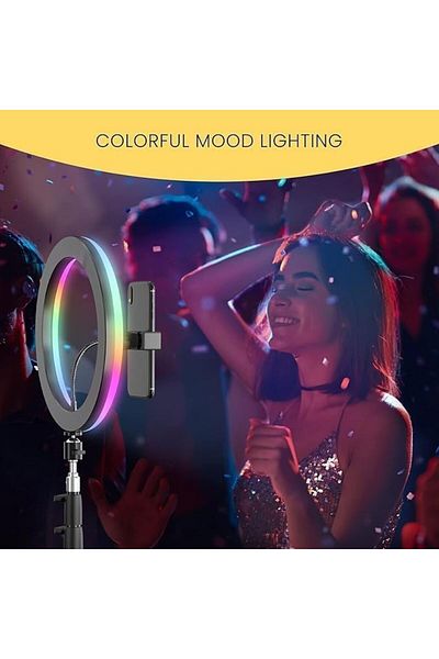 Shopi RGB LED Ambience Lamp 3D-56 – Smart Color Changing Mood Light with Remote & App Control, Dimmable