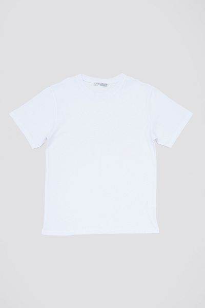 Fulla Moda 100% памук Basic велосипедна яка унисекс тениска