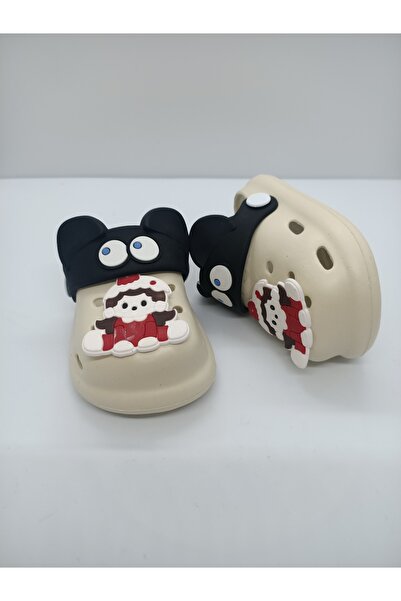 Huzurlu Adımlar Cream Slippers Unisex