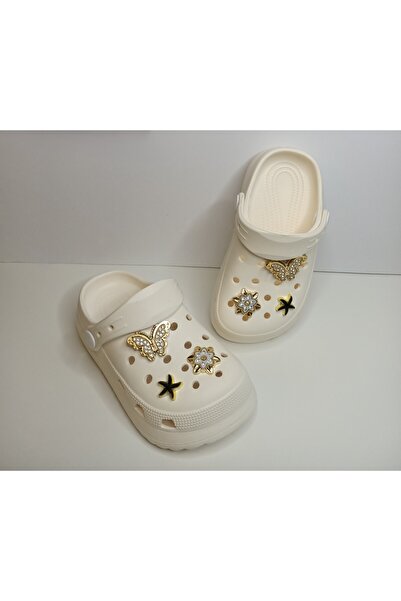 Huzurlu Adımlar Cream Girl's Slippers