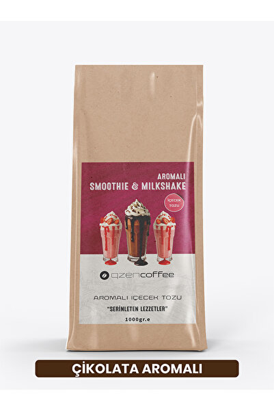 qzen coffee Çikolata Milkshake & Smothie Tozu 1000 GR