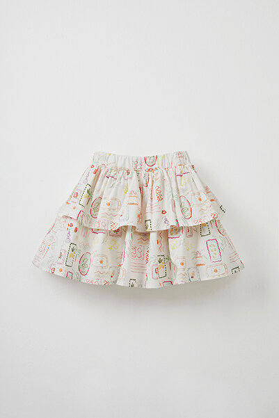 Marvy Fusta mini cu volane Lunetta