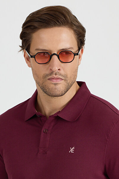 Rodi Regular Fit Cotton Polo Collar Short Sleeve Pique Men's T-Shirt 0002