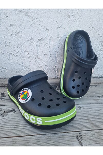 Huzurlu Adımlar Fan Slippers Navy Blue Green