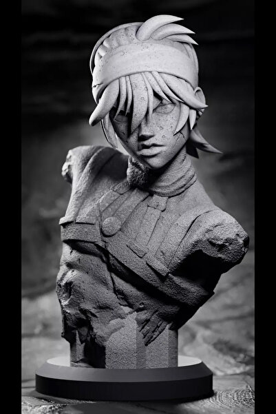 mimo Narancia Ghirga - JoJo's Bizarre Adventure Figür - Jojo Figür Büst Heykel