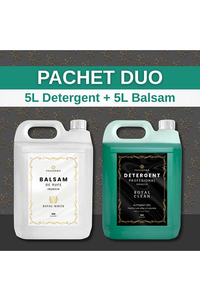 PROSSPIRO PACHET DUO: 5L Detergent + 5L Balm