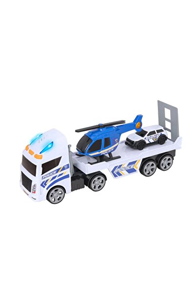 Teamsterz Φορτηγό μεταφοράς αστυνομίας με αυτοκίνητο και ελικόπτερο HTI