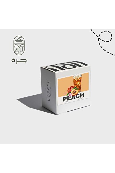 Solaf قهوة خوخ كولومبية مختصة فاخرة نكهات حليب شاي أبيض جوز الهند ياسمين 120 جم